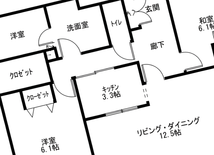 スケルトン状態にして、旧設備配管や配線等の内部状況を調査・修繕する工程のイメージ画像
