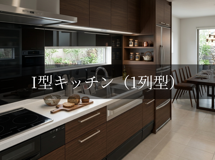 キッチンの種類や形状を紹介するイメージ画像1